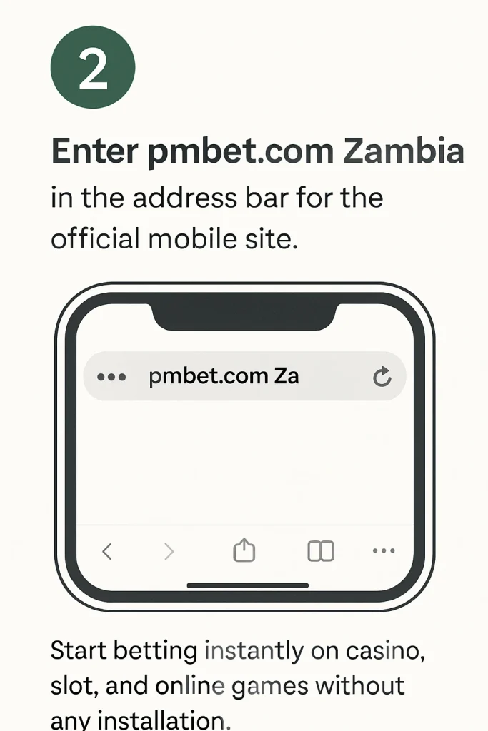 Pmbet Mobile Site Step2 Access Pmbet Zambia mobile version for casino, slots, and online betting Step2